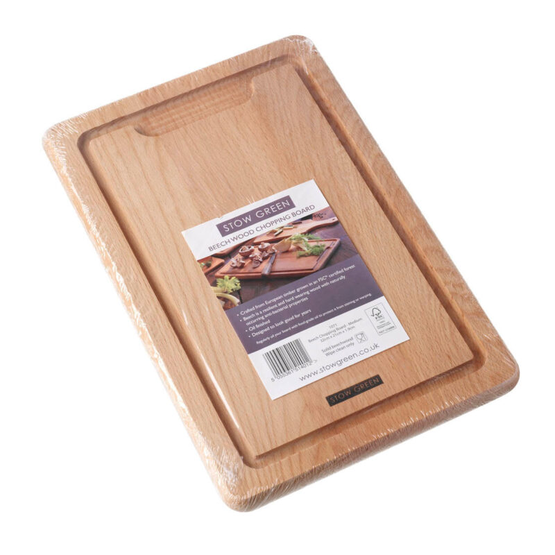 Kumach Medium Beech Wood Chopping Board – Durable & Eco-Friendly