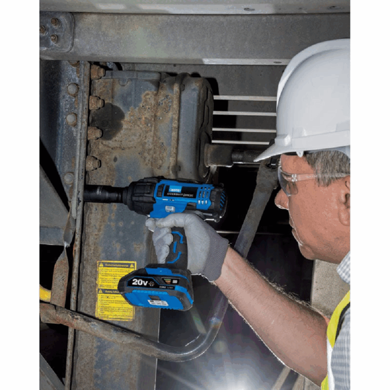 Kumach 20V Cordless Impact Wrench – 1/2" Drive, 400Nm Torque (Bare Unit) - Image 2