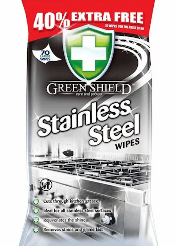 Kumach Stainless Steel Cleaning Wipes – Pack of 50, Streak-Free Shine