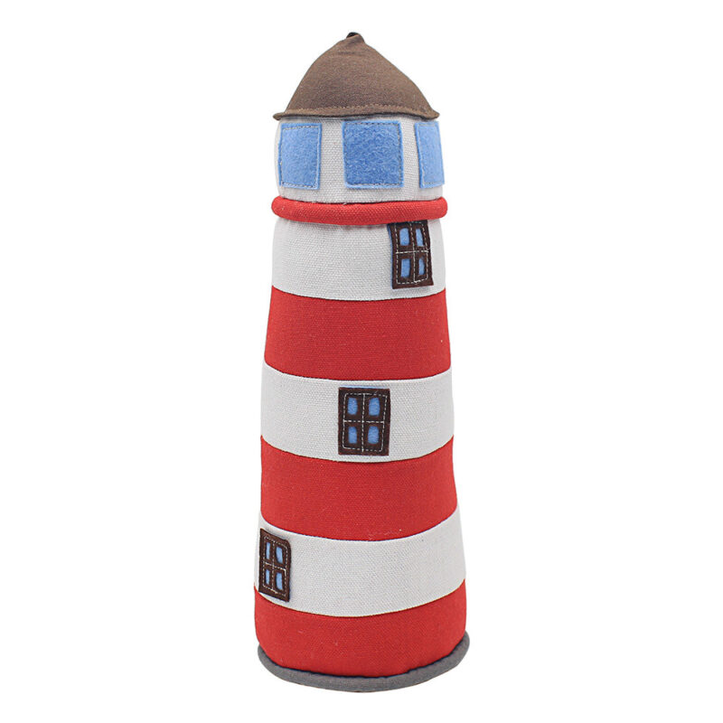 Kumach Red Lighthouse Door Stop – Decorative Weighted Door Holder