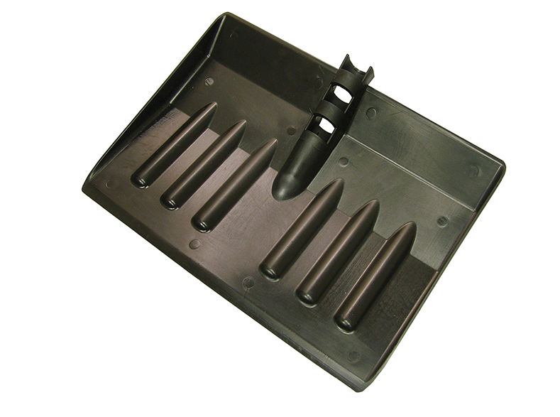 Kumach Heavy-Duty Plastic Snow Shovel Head – Black, Durable & Lightweight